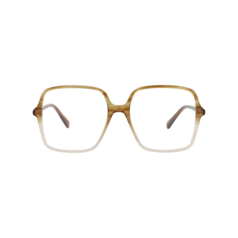 Gucci Square-Frame Acetate Optical Frames Brown Womens